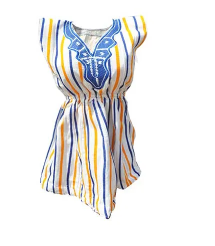 100 percent handmade ladies smock (fugu) top.