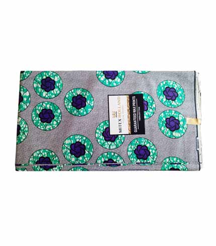 Mitex African Print Cloth - Sea Blue