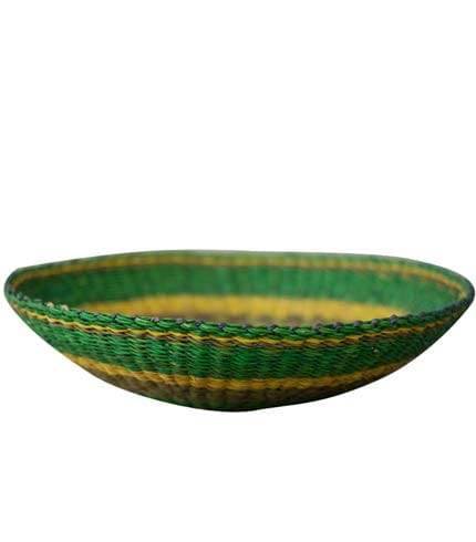 Green & Yellow Storage Basket