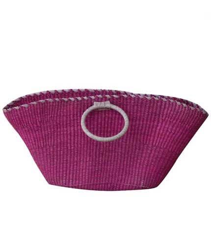 Woven Handbag - Violet