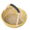 Hand Woven Basket - Yellow