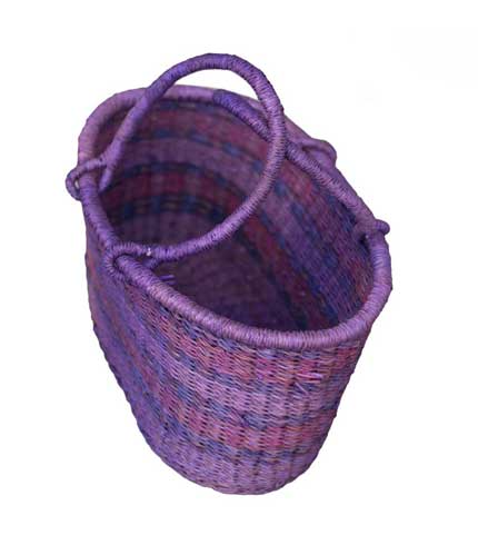 Purple Woven Basket