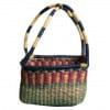 Hand Woven Rectangular Basket - Multicoloured