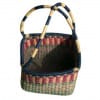 Hand Woven Rectangular Basket - Multicoloured