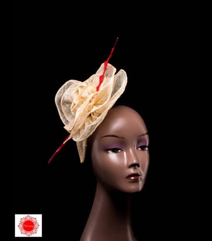 Cream Fascinator