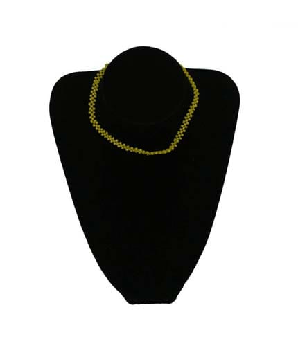 Yellow Beaded Necklace