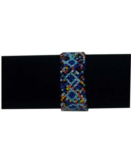 African Beaded Bracelet - Blue