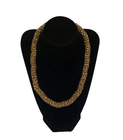 Gold Beaded Necklace