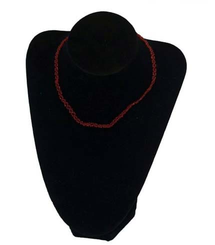 Beaded Necklace - Red