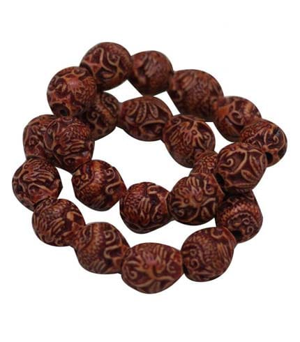 African Beaded Bracelet - Brown
