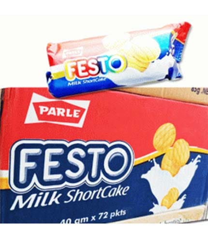 FESTO MILK SHORTCAKE BISCUITS 40g (PACK OF 12)