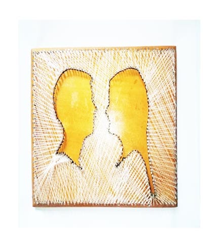 Man & Woman String Art