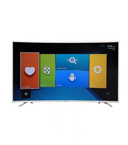 Nasco 55" Uhd 4K Digital Satellite Smart Curve Tv