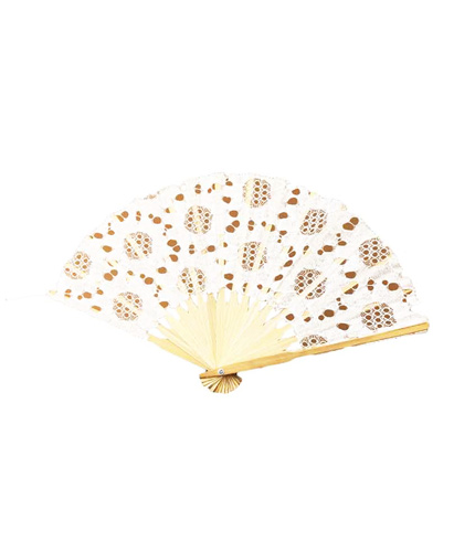 White Bamboo Hand Fan
