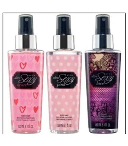 Avon-ultra-sexy-heart,-lace-and-pink