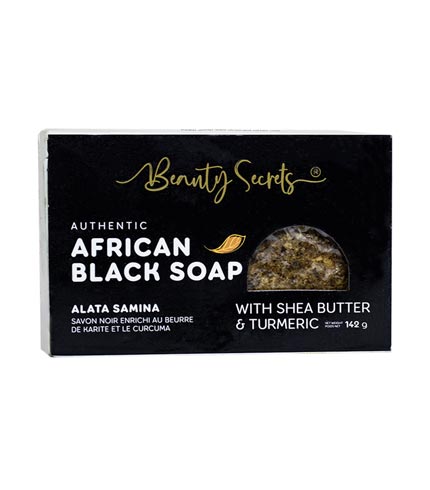 African Black Soap With Shea Butter & Turmeric Bar