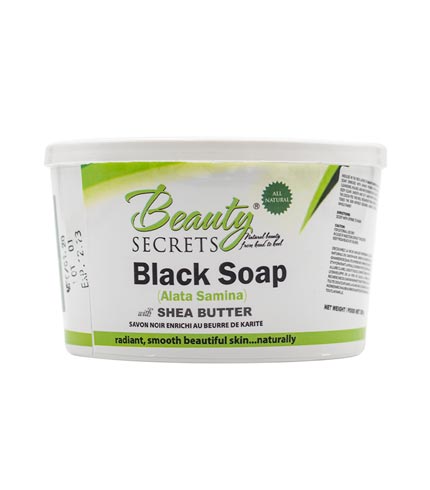 African Black Soap With Shea Butter