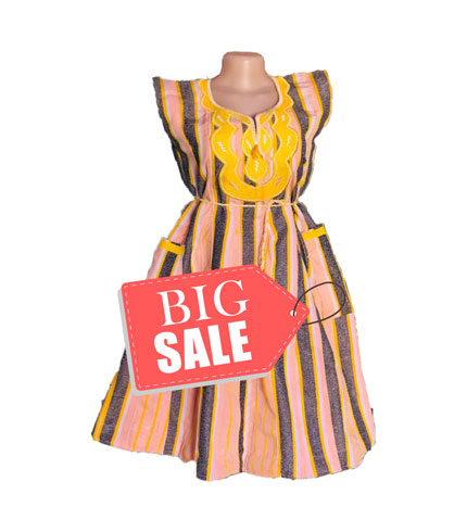 Beige Fugu Dress