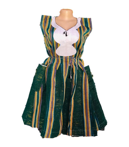 Dark Green Fugu Dress
