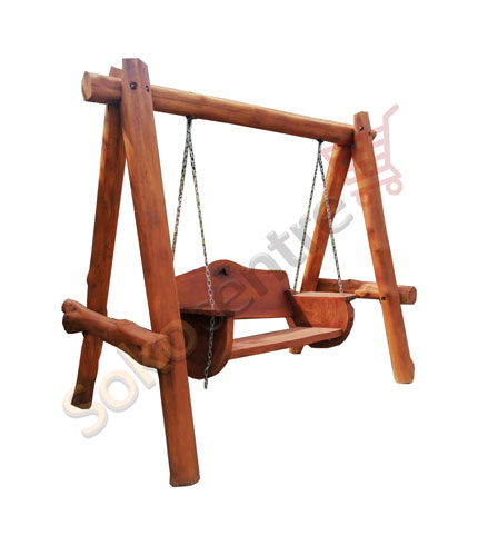 wooden swing