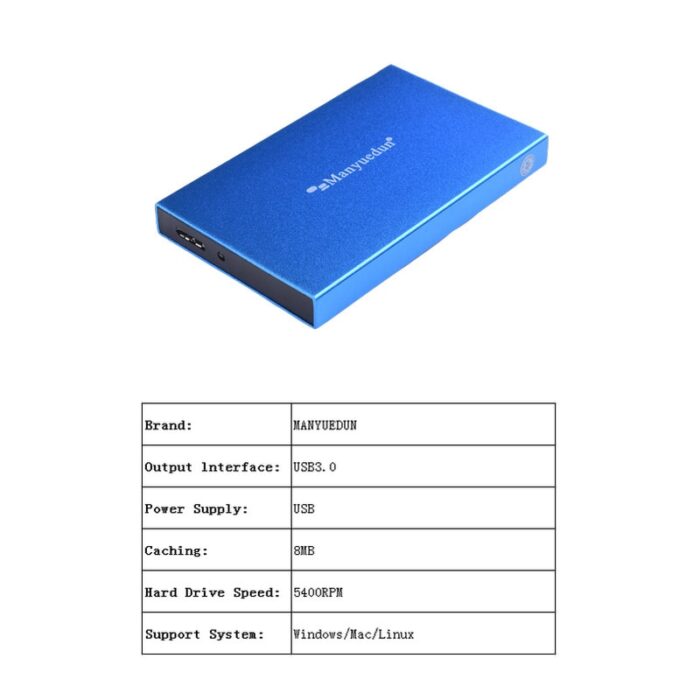 MANYUEDUN 2.5" External Hard Disk Drive - Image 4