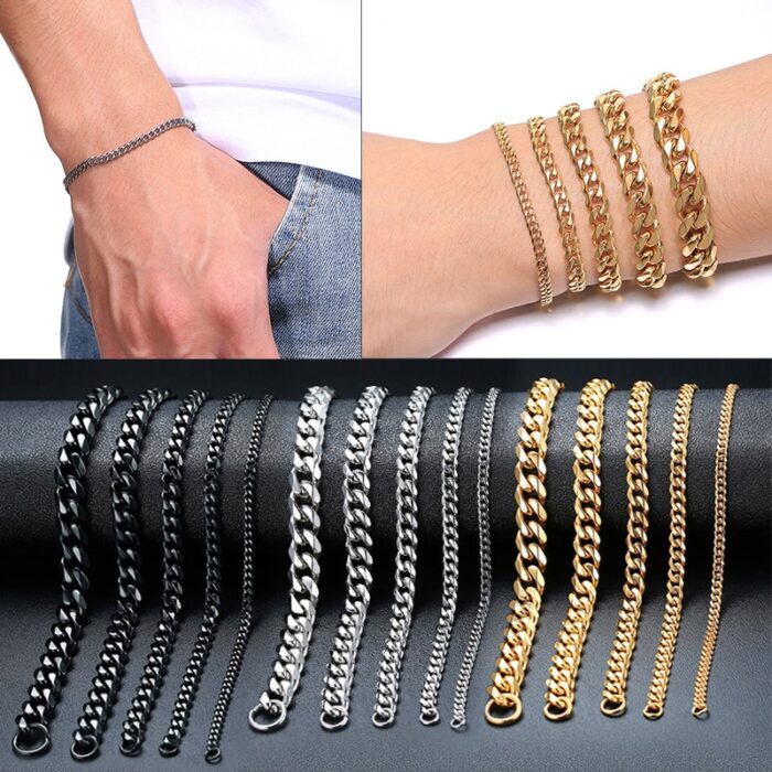 Men's Classic Stainless Steel Bracelet - Image 2