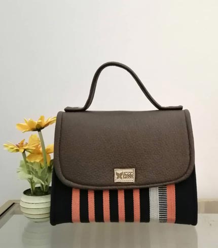 orange-and-brown-smock-design-handbag