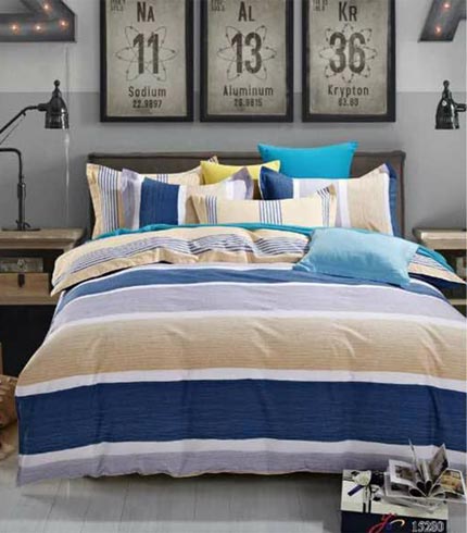 6pcs cotton bed sheets set king/Queen size