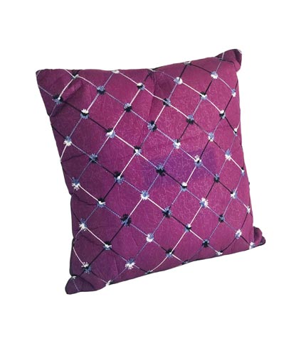 Violet & Blue Design Decorative Throw Pillow