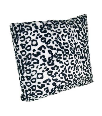 Black & White Animal Print Throw Pillow