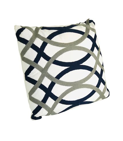 Blue Design Decorative Throw Pillow