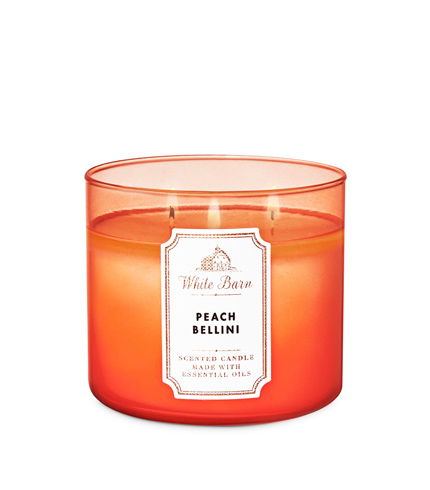 Peach Bellini scented candle