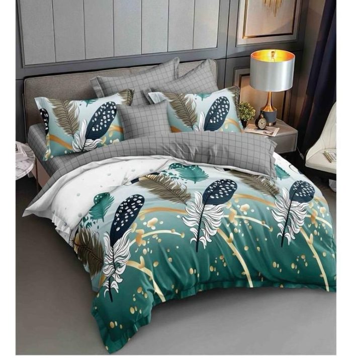 6pcs Duvet Set With A Touch Of Green
