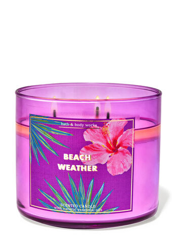 BBW Beach Weather 3-Wick Candle