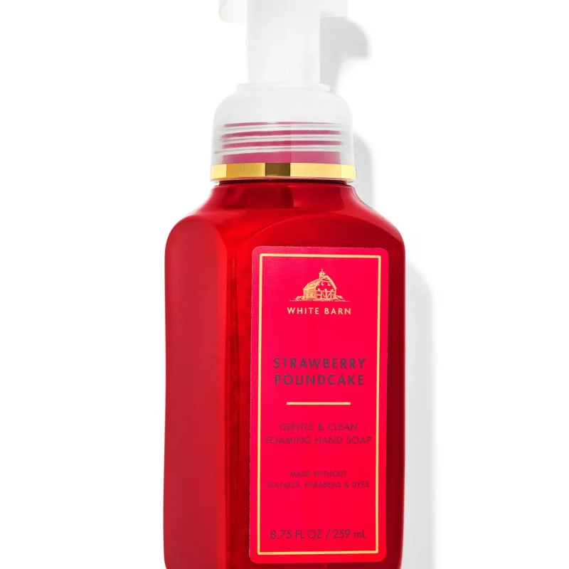 BBW Strawberry Pound Cake Gentle & Clean Foaming Hand Soap