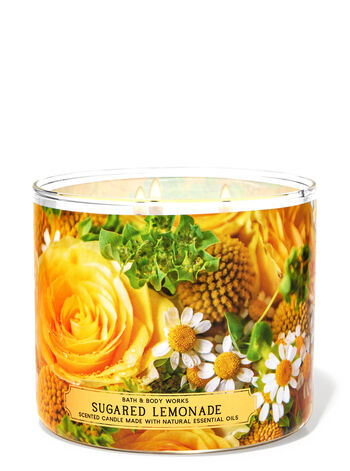 BBW Sugared Lemonade 3-Wick Candle