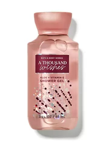 Bath & Body works- A thousand wishes travelling size bath and body wash
