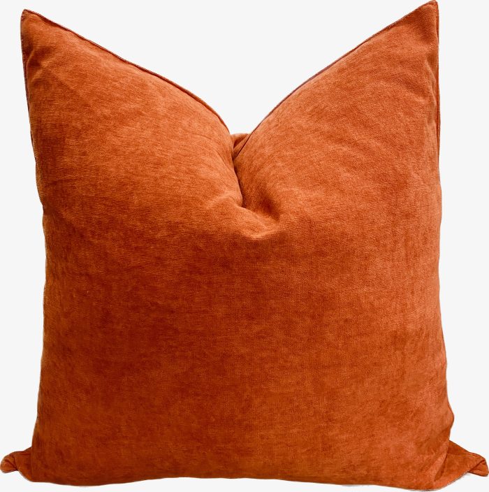 Chanel Burnt Orange Throw Pillow(50x50cm)
