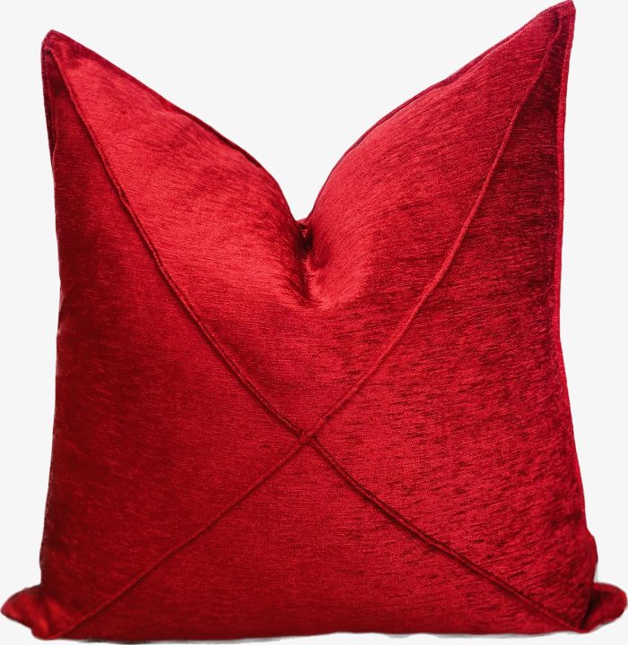 Chanel Red Design Throw Pillow(50x50cm)