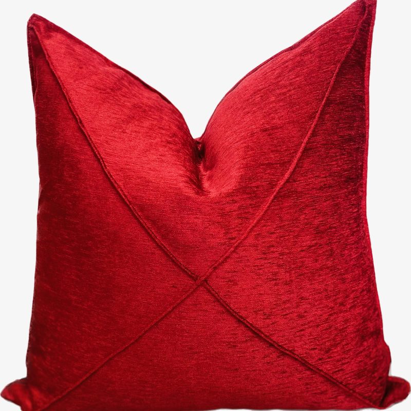 Chanel Red Design Throw Pillow(50x50cm)