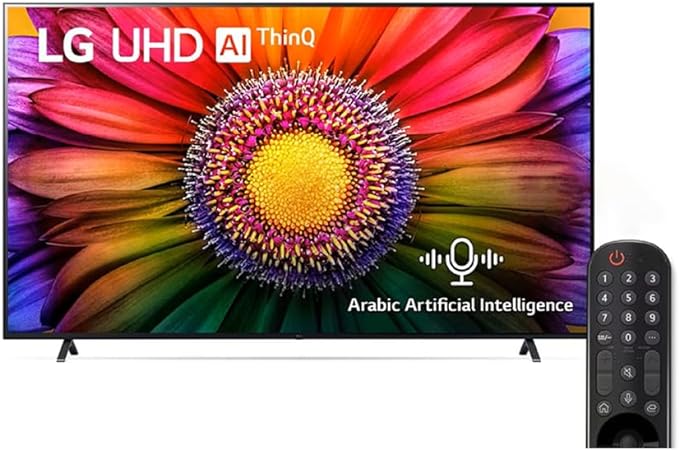 LG 55 inch UHD 4K Smart AI ThinQ TV With Magic Remote, Black – 55UR80003 (2023)