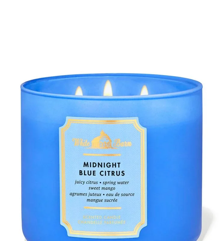 Midnight Blue Citrus 3-Wick Candle