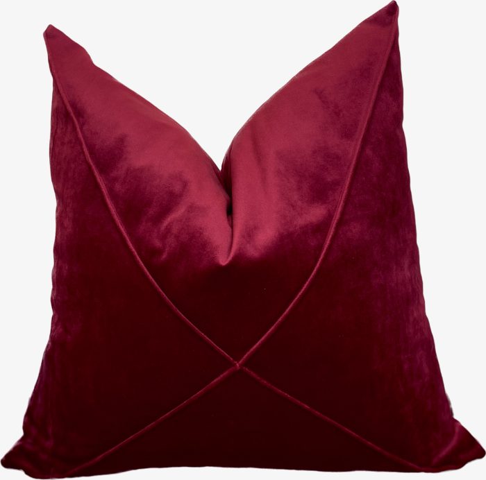 Velvet Wine Design Throw Pillow(50x50cm)