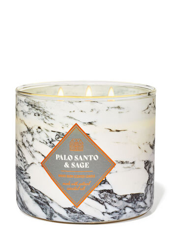 White Barn Palo Santo & Sage 3-Wick Candle