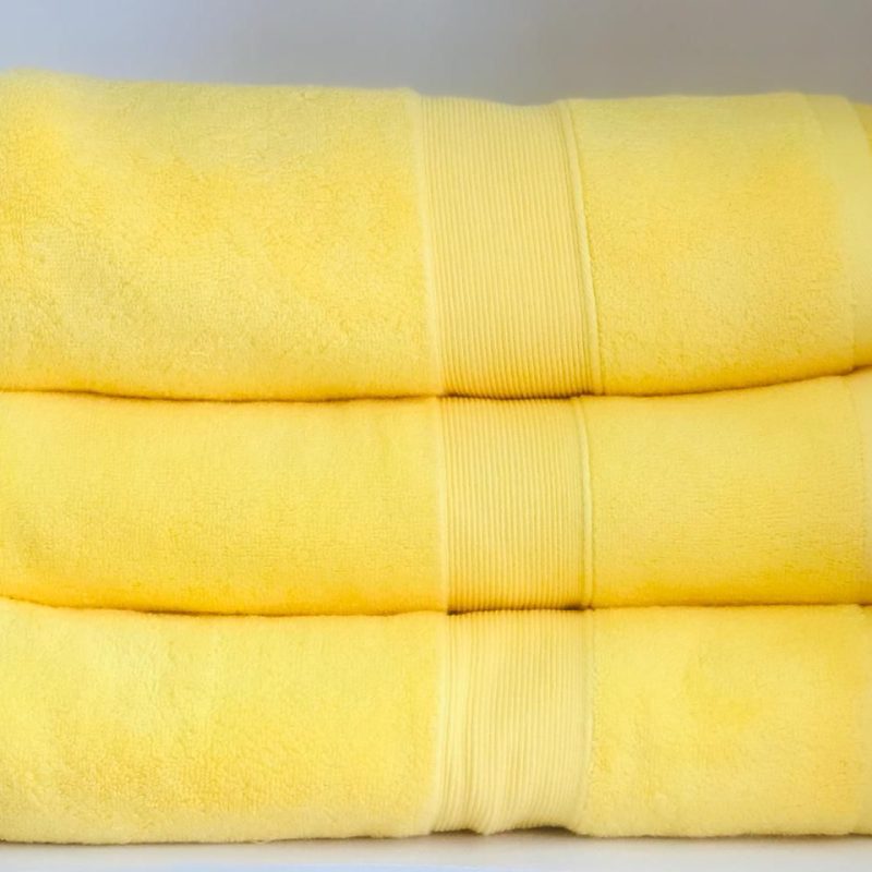 Yellow (Lemon Zest) Bath towel (70x140cm)