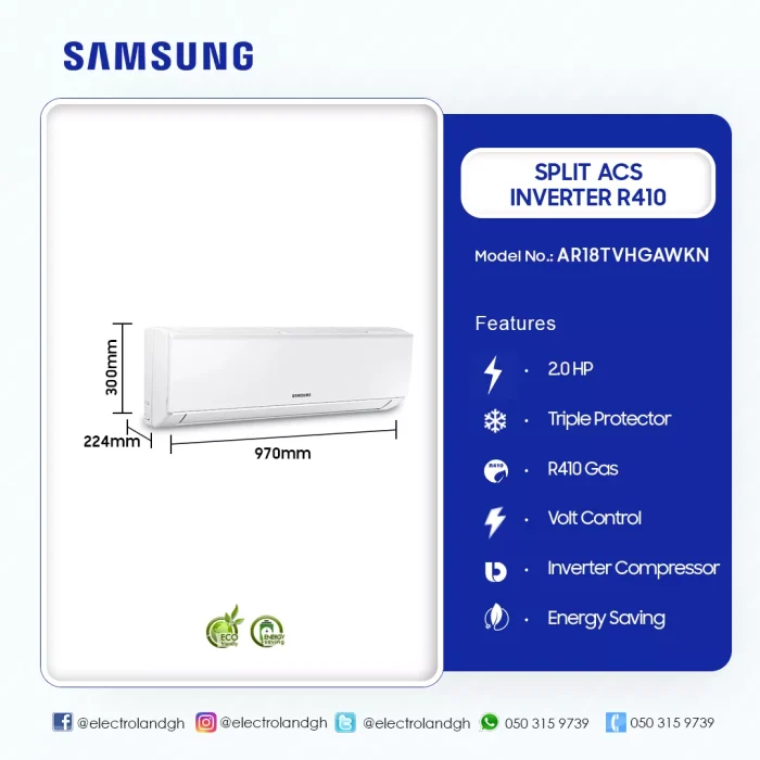 SAMSUNG-2.0HP-SPLIT-ACS-INVERTER-R410-AR18TVHGAWKN - Image 5