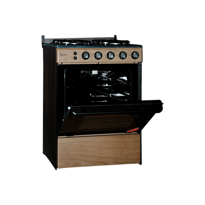 MIDEA-4-BURNER-GAS-COOKER-WITH-GRILL-BMG6060-WD