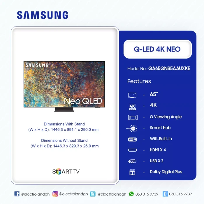 SAMSUNG-65″-QN800A-NEO-QLED-4K-SMART-TV-QA65QN85AAUXKE - Image 6