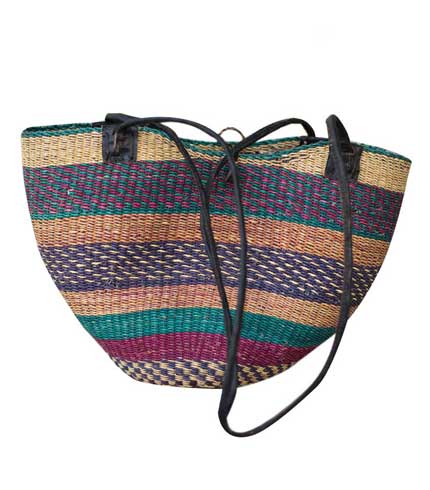 Multicoloured Hand Woven Ladies Bag