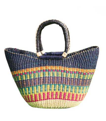 Multicoloured Hand Woven Ladies Bag